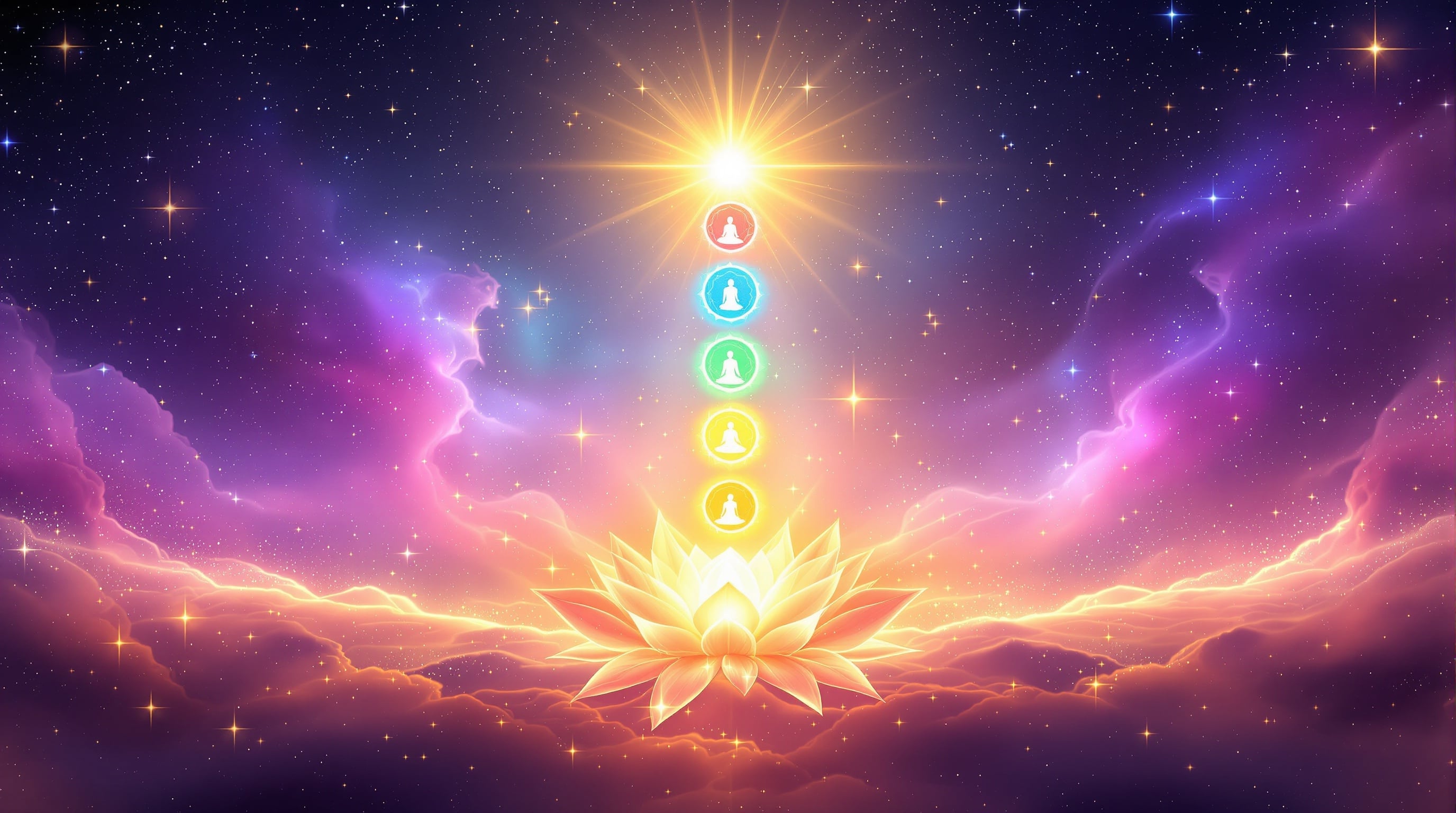Cosmic lotus universe background